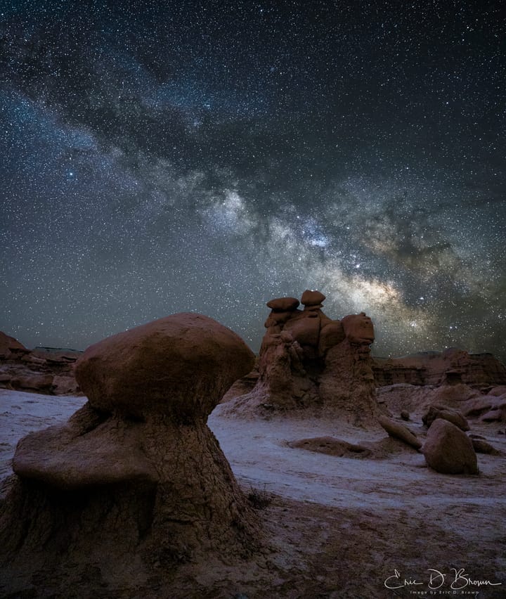 Goblin Valley State Park at Night