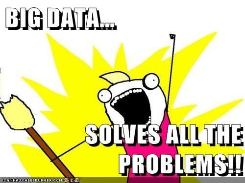 Big Data won't solve your problem (or maybe it will)