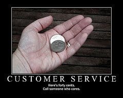 The frustrations of being "just" a customer