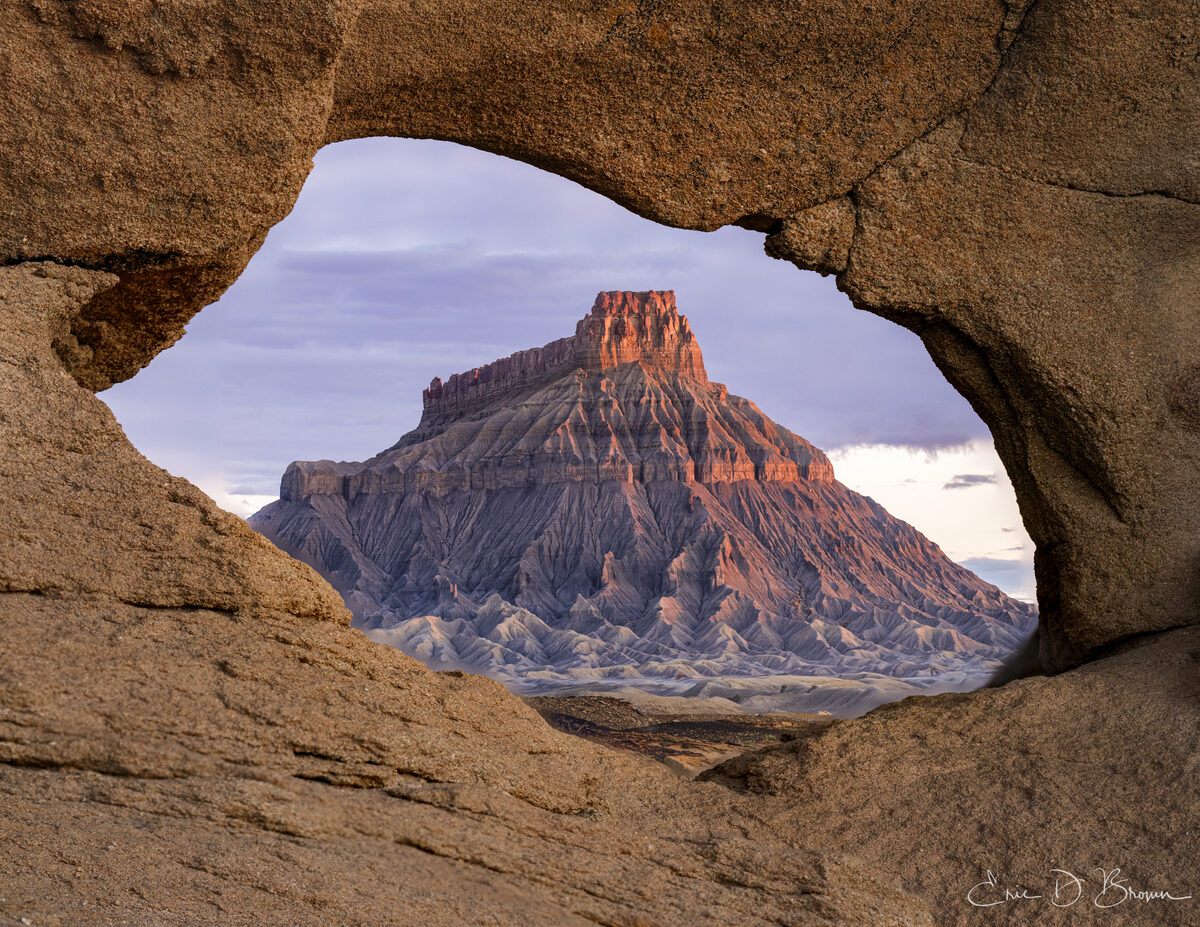 Foto Friday: Framed Factory Butte